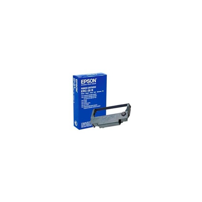 CINTA EPSON NEGRA PARA MINIPRINTERS ERC-38B, TMU-200/TM-300/TM-U325/TM-U375