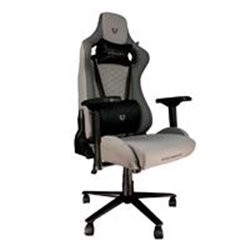 SILLA THUNDER TOUR BALAM RUSH GAMER TELA RECLINABLE 90-180 COLOR NEGRO/GRIS PISTON CLASE 4 REPOSABRAZOS 4D GRAY EDITION BR-93288