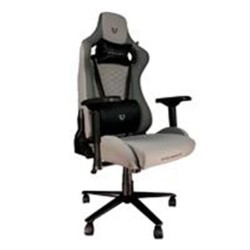 SILLA THUNDER TOUR BALAM RUSH GAMER TELA RECLINABLE 90-180 COLOR NEGRO/GRIS PISTON CLASE 4 REPOSABRAZOS 4D GRAY EDITION BR-93288