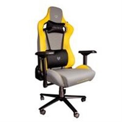 SILLA GAMER BALAM RUSH / THUNDER TOUR DARK-LIGHT EDITION  /MARIPOSA/ CLASE 4/ INCLINACION DE 90 A 180 GRADOS/ COLOR GRIS AMARILL