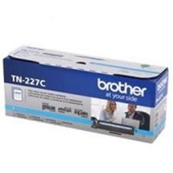 TONER BROTHER TN227C CIAN COMPATIBLE CON MFCL3710CW ALTO RENDIMIENTO HASTA 2,300 PAGINAS