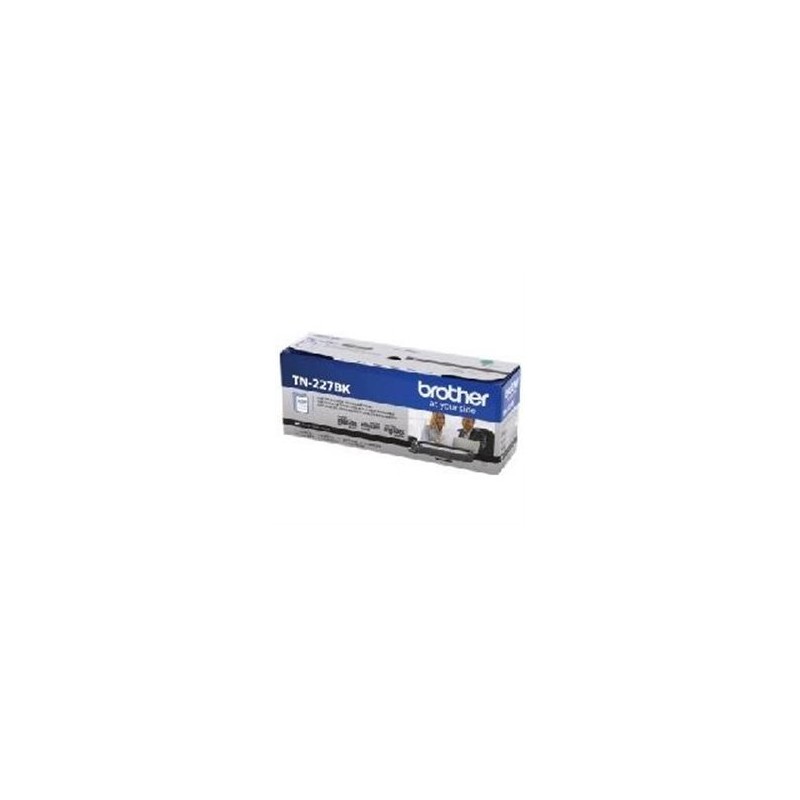 TONER BROTHER TN227BK NEGRO COMPATIBLE CON MFCL3710CW ALTO RENDIMIENTO HASTA 3,000 PAGINAS