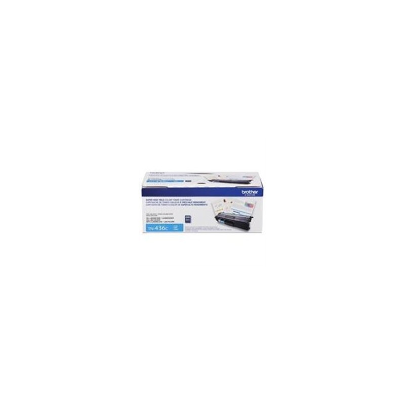 TONER BROTHER CYAN TN436C PARA RENDIMIENTO DE 6500 PAGINAS AL 5 POR CIENTO DE COBERTURA