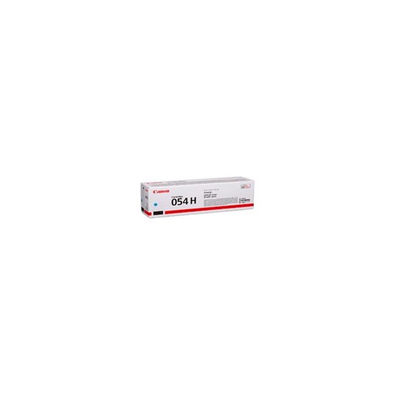 TONER CANON 054 H CYAN, RENDIMIENTO 2,300 PAGINAS, COMPATIBLE CON LBP622CDW, MF644CDW.