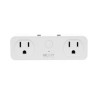 CONTACTO INTELIGENTE NEXXT SOLUTIONS NHP-D610 2 NEMA 5-15R WI-FI 2.4GHz  CONTROL DE VOZ  2 PTOS USB CARGA 5V/2.1A