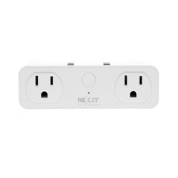 CONTACTO INTELIGENTE NEXXT SOLUTIONS NHP-D610 2 NEMA 5-15R WI-FI 2.4GHz  CONTROL DE VOZ  2 PTOS USB CARGA 5V/2.1A
