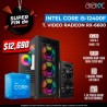 CPU GAMER CORE I5-12400F 6/12 NUCLEOS RX 6600 8GB RAM 16GB SSD 1TB