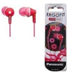 AUDIFONOS TIPO INSERCION (IN-EAR)  PANASONIC RP-HJE125PP COLOR ROSA CONECTOR 3.5MM