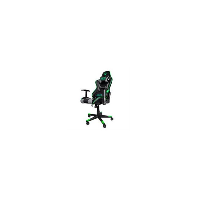 SX-00G1 SILLA GAMER XBOX BY TECH ZONE ESSENTIAL SX-00G1 / PIEL SINTETICA / NEGRO CON VERDE / RECLINABLE 90-160 / 120 KG / REPOSA