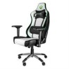 SX-00G4 SILLA GAMER XBOX BY TECH ZONE ELITE SX-00G4 / KOSKIN DE ALTA RESISTENCIA Y PERFILES EN VELOUR / BLANCO CON NEGRO / RECLI