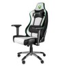 SX-00G4 SILLA GAMER XBOX BY TECH ZONE ELITE SX-00G4 / KOSKIN DE ALTA RESISTENCIA Y PERFILES EN VELOUR / BLANCO CON NEGRO / RECLI