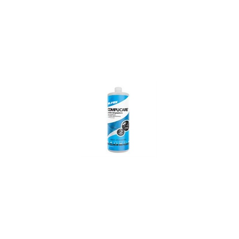 SILIMEX COMPUCARE LOCION LIMPIADORA Y PROTECTORA DE CARCASAS PLASTICAS Y METALICAS PARA USO EXCLUSIVAMENTE EXTERNO LOCION 1 LT