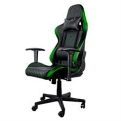 SX-00G5 SILLA GAMER XBOX BY TECH ZONE ELITE LED SX-00G5 / KOSKIN DE ALTA RESISTENCIA / NEGRO CON VERDE / RECLINABLE 90-150 / 120