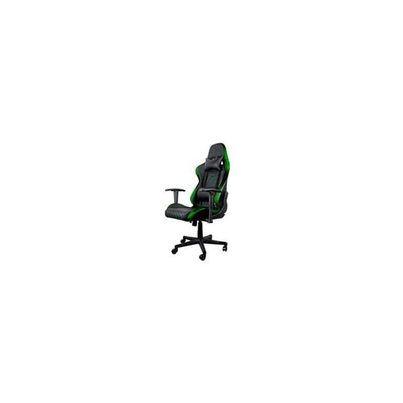 SX-00G5 SILLA GAMER XBOX BY TECH ZONE ELITE LED SX-00G5 / KOSKIN DE ALTA RESISTENCIA / NEGRO CON VERDE / RECLINABLE 90-150 / 120