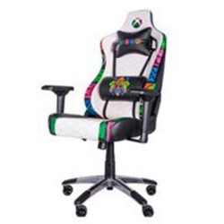 SX-00GAM SILLA GAMER XBOX BY TECH ZONE SPECIAL EDITION SX-00GAM / PIEL SINTETICA / BLANCA / RECLINABLE 90-160 / 120 KG / REPOSAB