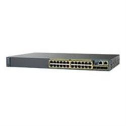 SWITCH CISCO CATALYST 2960-X 24P 10/100/1000 POE 370W 4 X 1G SFP LAN BASE