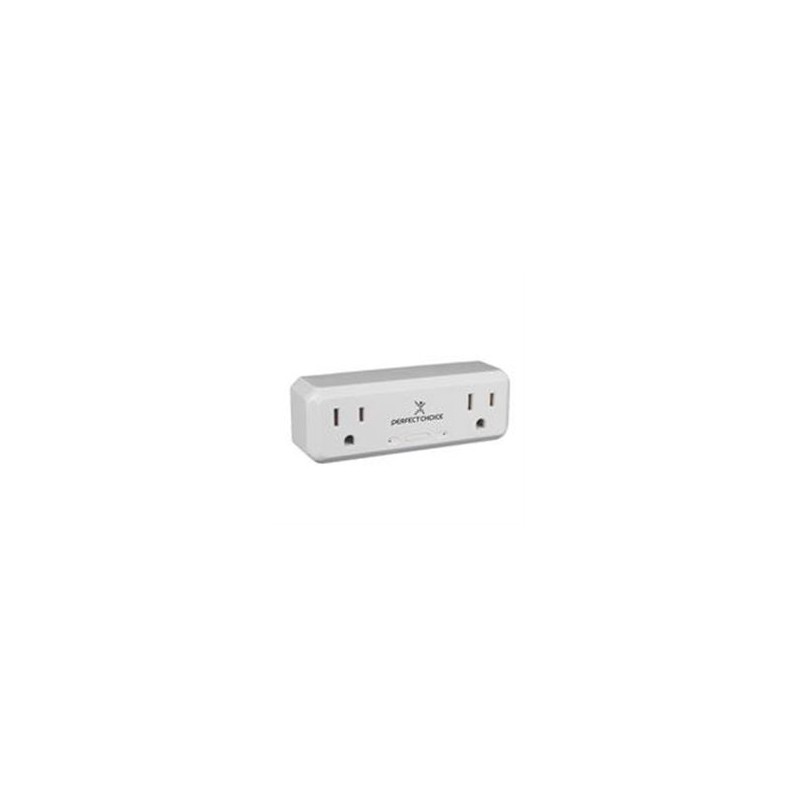 CONECTOR INTELIGENTE DOBLE IOT PERFECT CHOICE BLANCO