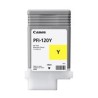 TANQUE DE TINTA CANON PFI-120 Y YELLOW RENDIMIENTO 130 ML, COMPATIBLE CON TM-200, TM-205, TM-300, TM-305.