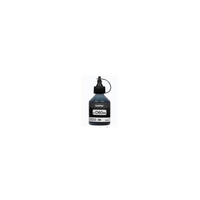 BOTELLA DE TINTA BROTHER NEGRA  BTD60BK ALTO RENDIMIENTO HASTA 6500 PAG PARA DCPT310 DCPT510W MFCT910DW