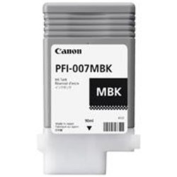 TANQUE DE TINTA CANON NEGRO MATE PFI-007MBK 90ML, COMPATIBLE CON IMAGEPROGRAF 670E