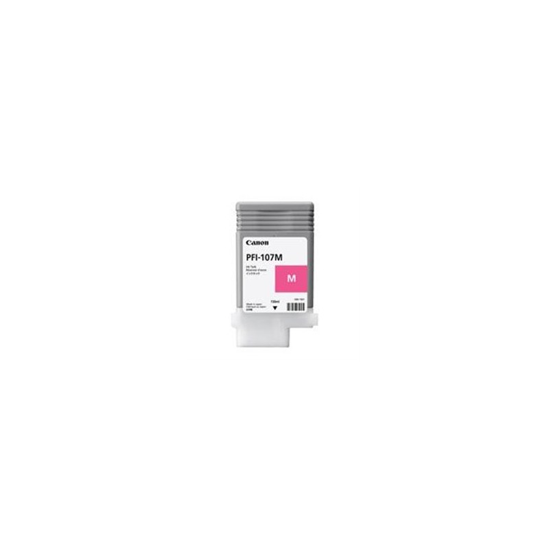 TANQUE DE TINTA CANON PARA IMAGEPROGRAF PFI-107M MAGENTA 130ML