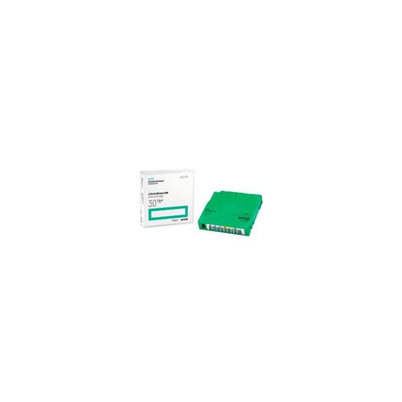 PAQUETE DE 20 CARTUCHOS DE DATOS HPE LTO-8 RW SIN CAJA CON ETIQUETAS PERSONALIZADA