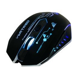 MOUSE GAMER VORTRED INALAMBRICO DYNASTY RGB 4800 DPI NEGRO