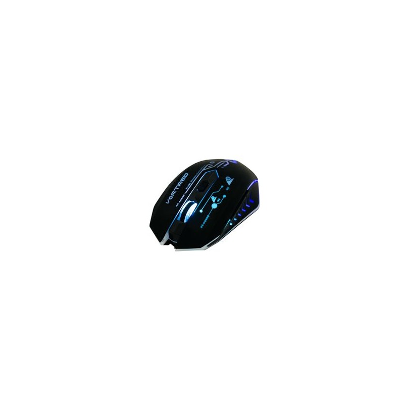 MOUSE GAMER VORTRED INALAMBRICO DYNASTY RGB 4800 DPI NEGRO