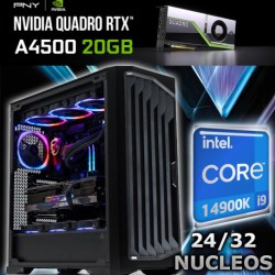 PC DESKTOP CORE I9-14900k 24/32 NUCLEOS QUADRO RTX-A4500 20GB 64GB DDR5