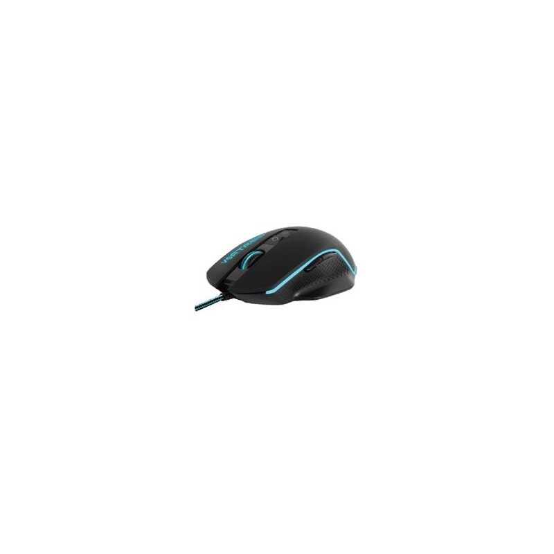 MOUSE GAMER VORTRED ALAMBRICO NEGRO TRAPPER 7 BOTONES