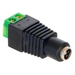 ADAPTADOR DE ALIMENTACION DE ENERGIA PARA CAMARAS DC HEMBRA PROVISION 10 PZAS.