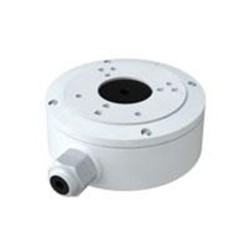 CAJA PROVISION ISR DE CONEXIONES PEQUEÑA A PRUEBA DE AGUA, PARA CÁMARAS AHD E IP, COLOR BLANCA