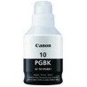 BOTELLA DE TINTA CANON GI-10PGBK NEGRA, 170 ML, RENDIMIENTO APROX.  8,300 PAGINAS, COMPATIBLE CON GM2010, GM4010, G5010, G6010,