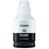 BOTELLA DE TINTA CANON GI-10PGBK NEGRA, 170 ML, RENDIMIENTO APROX.  8,300 PAGINAS, COMPATIBLE CON GM2010, GM4010, G5010, G6010,