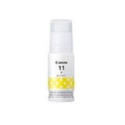 BOTELLA DE TINTA CANON GI-11Y AMARILLA, 70 ML, RENDIMIENTO APROX. 7,700 PAGINAS, COMPATIBLE CON G3160, G2160.