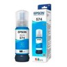 BOTELLA DE TINTA EPSON MODELO T574 CYAN  PARA L8050