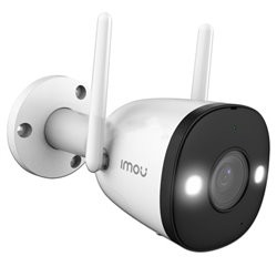 IMOU BULLET 2 CAMARA BULLET WIFI 2MEGAPIXELES / FULL COLOR /DISUASION ACTIVA CON ESTROBO  INTEGRADOS 108GRADOS DE APERTURA