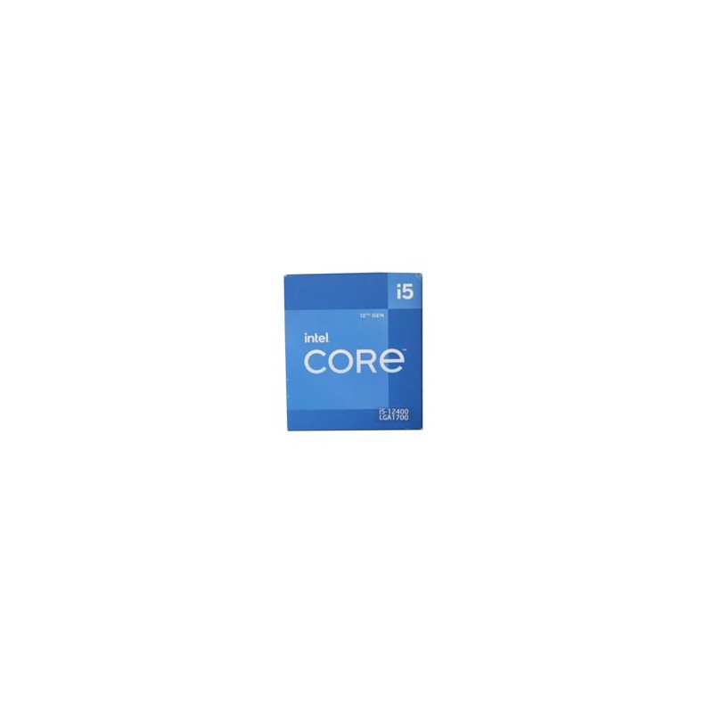 CPU INTEL CORE I5-12400 LGA 1700 12A GEN 6CORE 2.5GHZ HASTA 4.40GHZ 65W CACHE 18MB