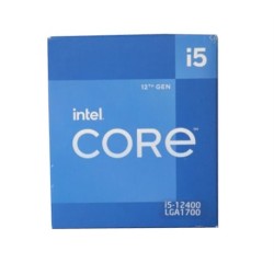 CPU INTEL CORE I5-12400 LGA 1700 12A GEN 6CORE 2.5GHZ HASTA 4.40GHZ 65W CACHE 18MB