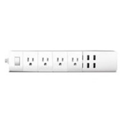 BARRA MUILTICONTACTO INTELIGENTE WIFI COLOR BLANCO SMART LIFE IOT BY TECHZONE