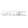 BARRA MUILTICONTACTO INTELIGENTE WIFI COLOR BLANCO SMART LIFE IOT BY TECHZONE
