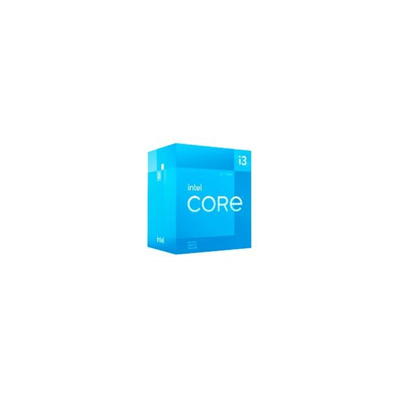 PROCESADOR INTEL CORE I3-12100F S-1700 12A GEN /3.3 - 4.3 GHZ /CACHE 12MB /4 CORES /SIN GRAFICOS /CON DISIPADOR /COMPUTO BASICO