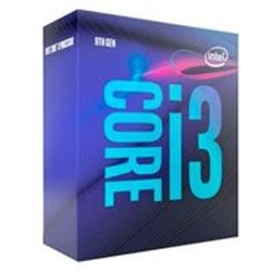 PROCESADOR INTEL CORE I3-9100F S-1151 9A GEN /3.6 - 4.2 GHZ /CACHE 6MB /4 CORES /SIN GRAFICOS /CON VENTILADOR /COMPUTO BASICO IP