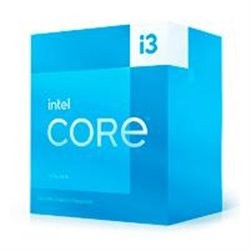 PROCESADOR INTEL CORE I3-13100F S-1700 13A GEN /3.4 - 4.5 GHZ /CACHE 12MB /4 CORES /SIN GRAFICOS /CON DISIPADOR /COMPUTO BASICO