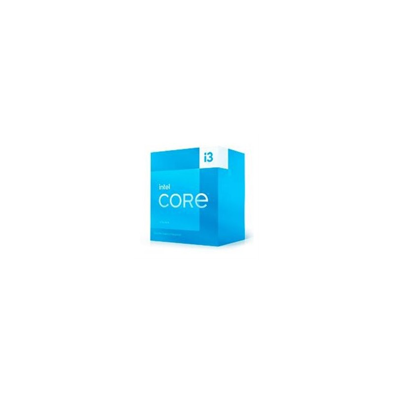 PROCESADOR INTEL CORE I3-13100F S-1700 13A GEN /3.4 - 4.5 GHZ /CACHE 12MB /4 CORES /SIN GRAFICOS /CON DISIPADOR /COMPUTO BASICO