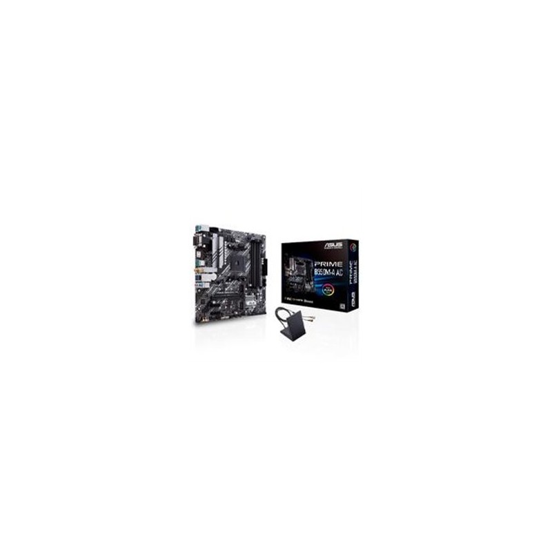 MB ASUS B550 AMD S-AM4 3A GEN/4X DDR4 2666/HDMI/DVI/D-SUB/M.2/6X USB 3.2/WIFI/BLUETOOTH/MICRO ATX/GAMA MEDIA/RGB