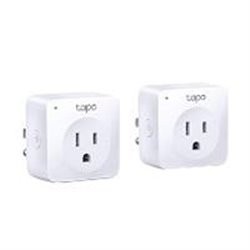 MINI CONTACTO INTELIGENTE WI-FI TP-LINK TAPO P1002-PACK 2 PIEZAS, INALMBRICO, WI-FI, INTERIOR, BLANCO, AC 220-240 V50/60 HZ CARG