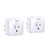 MINI CONTACTO INTELIGENTE WI-FI TP-LINK TAPO P1002-PACK 2 PIEZAS, INALMBRICO, WI-FI, INTERIOR, BLANCO, AC 220-240 V50/60 HZ CARG