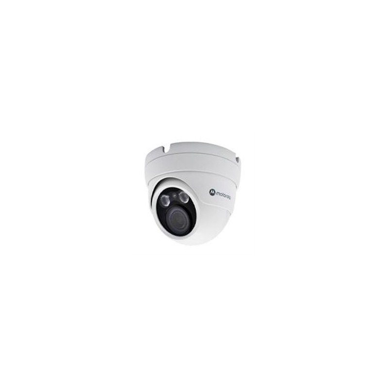 CAMARA IP MOTOROLA MTIDM045721 / DOMO METAL / VARIFOCAL MOTORIZADA / 5MP / ICR, DIA-NOCHE / IP66 / ONVIF / POE / DNR 2D-3D , WDR
