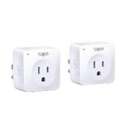 MINI CONTACTO INTELIGENTE WI-FI TP-LINK TAPO P1002-PACK 2 PIEZAS, INALMBRICO, WI-FI, INTERIOR, BLANCO, AC 220-240 V50/60 HZ CARG